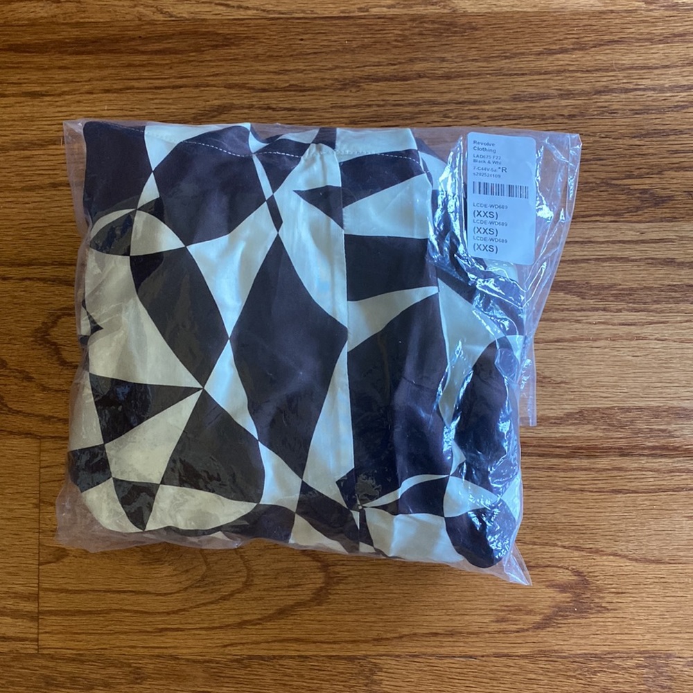 Maja L’Academie Mini Dress in Black & White Geo. Size XXS. NWT. NEW IN BAG - Picture 9 of 10